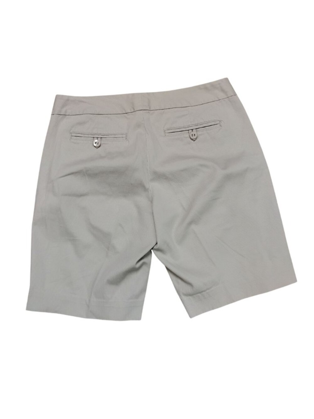 BANANA REPUBLIC Womens 6 Tan Cotton Stretch Bermuda Shorts 30 X 10 - Picture 2 of 7